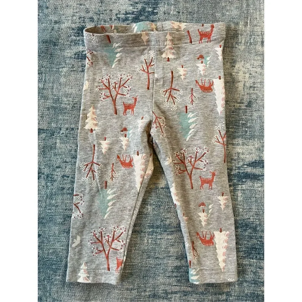 Carter's WInter Wonderland Deer Baby Leggings 12 Months